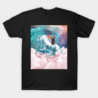 Capybara Riding Unicorn T-Shirt